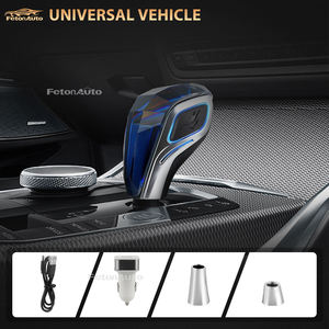Poignée de levier de vitesses <span class=keywords><strong>automatique</strong></span> universelle en cristal Nebrixglova avec éclairage LED pour l'intérieur de style JDM, accessoires de décoration de voiture - Product Image 5