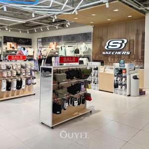 Mostrador de tienda de ropa al por menor moderno, diseño de muebles para el hogar, Mostrador de efectivo para uso en tienda, accesorio de exhibición de Material plástico - Product Image 2