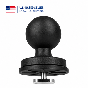 Soporte de bola en T Velpaw de 1 pulgada tamaño B para riel de equipo de kayak, base adaptadora marina sin perforación para sonda de pesca, GPS y cámara - Product Image 1