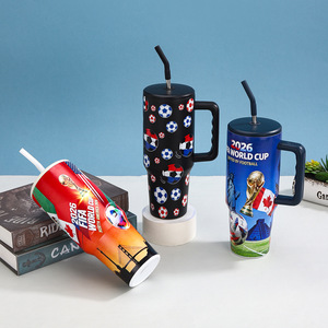 Tazas de Acero Inoxidable de Doble Capa de 40 oz, 5 Colores, Nuevas, para el <span class=keywords><strong>Mundial</strong></span> 2026, Tazas de Vacío para Auto, para Regalos - Product Image 2