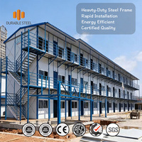Maisons modulaires en conteneurs de construction chinoises, préfabriquées, portables, en kit, bureaux, bâtiments en acier, design moderne, respirant, ISO