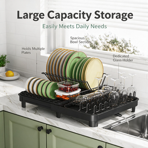 Organisateur de vaisselle coulissant moderne et minimaliste pour <span class=keywords><strong>cuisine</strong></span> d'appartement, étagère de <span class=keywords><strong>rangement</strong></span> en acier haute résistance pour armoire, gain de place, ODM - Product Image 4