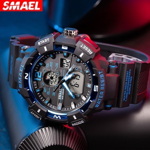 New Design Smael 8045 Mens Style Sport <b>Watches</b> Plastic Band Waterproof Automatic <b>Watch</b> - Product Image 3