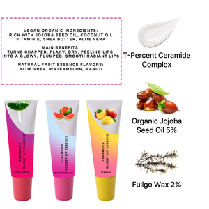 Jojoba น้ำมันมะพร้าวสำหรับริมฝีปากแห้งเป็นขุยเพิ่มความชุ่มชื้นลิปกลอสใสผสมวิตามินอีเชียบัตเตอร์สำหรับริมฝีปากแห้ง<span class=keywords><strong>เป็น</strong></span><span class=keywords><strong>ขุย</strong></span> - Product Image 3