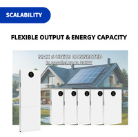 UE personnalisée 5KW 10KWH batterie tout-en-un 10KWH 15KWH 20KWH système solaire pour la maison entreprise