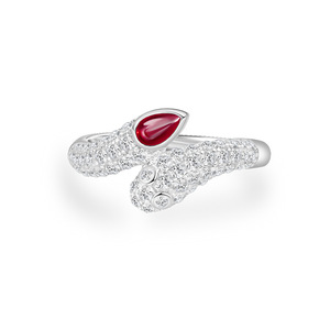 Usine <span class=keywords><strong>de</strong></span> bijoux MuShan Nouvelle <span class=keywords><strong>bague</strong></span> en <span class=keywords><strong>saphir</strong></span> rouge et <span class=keywords><strong>bleu</strong></span> cultivé en forme <span class=keywords><strong>de</strong></span> larme <span class=keywords><strong>de</strong></span> 0,3 ct 3*5 avec diamants complets provenant d'Europe et d'Amérique - Product Image 2