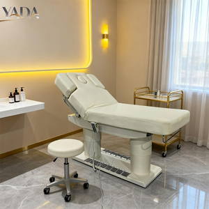 <span class=keywords><strong>Lit</strong></span> de beauté avec fonction chauffante, cadre métallique robuste, <span class=keywords><strong>lit</strong></span> de massage avec porte-serviettes pour maquillage permanent - Product Image 3