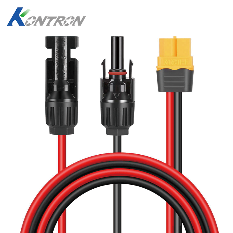 Премиум XT60 Медь XLPE 12AWG IP67 Водонепроницаемый высоковольтный 1500 В промышленный силовой Солнечный зарядный кабель 4 мм удлинитель солнечной панели