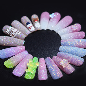 Poudre à ongles transparente 10 ml, pigment brillant, paillettes acryliques, facile à appliquer, décoration d'ongles d'hiver pour salon de manucure - Product Image 5