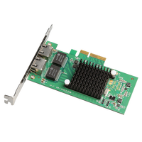I350-T2 Intel personnalisée en gros carte réseau Pci Express 10/100/1000Mbps serveur interne filaire Dvr RJ45 Interface certifiée RoHS