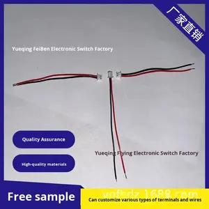 1,25 mm afstand 2P rode en zwarte kabelboom accukabel luidsprekerkabel speelgoedstekker signaal geen isolatie - Product Image 4