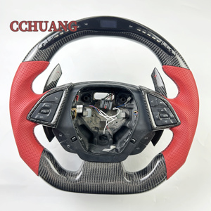 Volante de Fibra de Carbono Forjado para Accesorios Personalizados de Automóviles en el C7 2016-2020 - Product Image 4