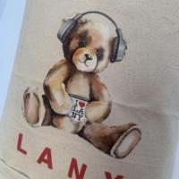 DUOLAI Vente en gros Nouveau design Bonne qualité Impression par transfert thermique Logo personnalisé Tabliers de cuisine ajustables en toile de coton blanche