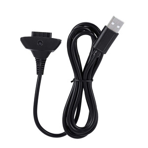 Комплект для зарядки контроллеров 5-в-1 для <span class=keywords><strong>Xbox</strong></span> <span class=keywords><strong>360</strong></span> с аккумулятором 4800 мАч, черно-белый - Product Image 6