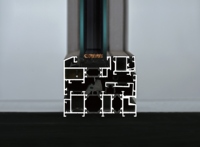 Giro inclinable de aluminio de estilo moderno y puertas de arco de ventanas de vidrio fijas con marco francés para hoteles y apartamentos en venta