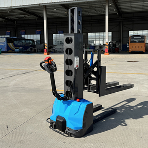 Apilador Eléctrico Compacto de Diseño Eficiente Energéticamente, Apto para Pasillos Estrechos, Capacidad de Elevación de <span class=keywords><strong>1</strong></span> Tonelada - Product Image 3