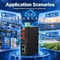 Routeur cellulaire industriel 4G LTE monté sur rail DIN, passerelle avec prise en charge MQTT, certifié CE, double Ethernet, température de fonctionnement -40~+85°C