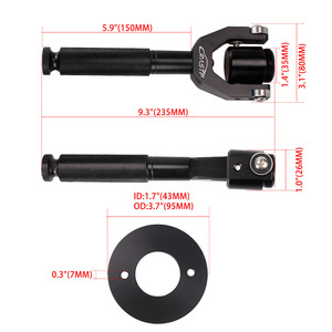 Herramienta de ajuste de correa de transmisión Crasyp de 9,3 pulgadas (235 mm) de aleación de aluminio para reparación de automóviles Can Am Maverick X3 - Product Image 1