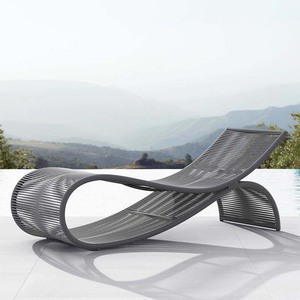 Literie extérieure Loisirs Balcon extérieur Loisirs Imperméable et protection solaire, Meubles de chaise longue de jardin de cour extérieure - Product Image 4