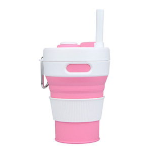 แก้วซิลิโคนพับได้แบบพกพา ปลอดสาร BPA สำหรับดื่มโดยตรง ใช้กลางแจ้ง สำหรับตั้งแคมป์และต้มน้ำ ลดราคาพิเศษ - Product Image 6