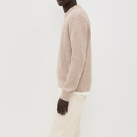 Pull en tricot personnalisé pour hommes Pull en jacquard et lettre en laine Fabricant de pull Pull en tricot à manches longues pour hommes