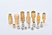 Bouchon conique hexagonal en laiton pour filetage interne, bouchon de tuyau en laiton, bouchon de gorge interne en laiton, vis conique 1/8" 1/4" 3/8" - Vente en gros