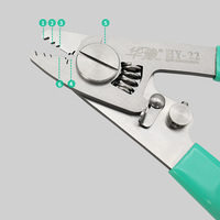 Pince multifonctionnelle HY-22 de haute qualité 6 en 1 Dénudeur de fibres Dénudeurs de câbles à fibres optiques Pelador De Fibra Optic