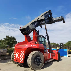 Apilador de alcance Kalmar usado de alta calidad DRF450 Apilador de contenedores de 45 toneladas con caja de cambios de motor diésel y motor a la venta - Product Image 2