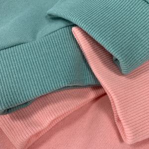 Suéteres Holgados de Felpa Francesa de Algodón Baratos para Mujer, Color Rosa, Corte Holgado, Personalizados con Bordado, al por Mayor, Cuello Redondo - Product Image 4