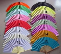 Kipas Lipat Pernikahan Gaya Jepang Putih Baru Berkualitas Baik untuk Dekorasi Pernikahan Musim Panas