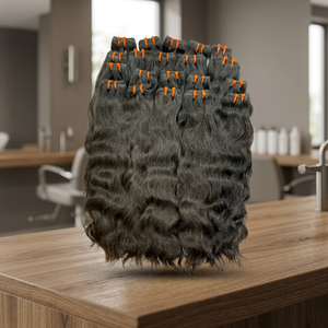 Extensions de cheveux humains vierges Remy Deep Wave, tissage de cheveux à double trame, 100g, exportateur de cheveux - Product Image 1