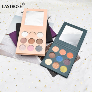 Palette de fards à paupières 9 trous vente <span class=keywords><strong>en</strong></span> <span class=keywords><strong>gros</strong></span> palette de fards à paupières plusieurs couleurs marque privée impression logo apprêt pour les cils - Product Image 6