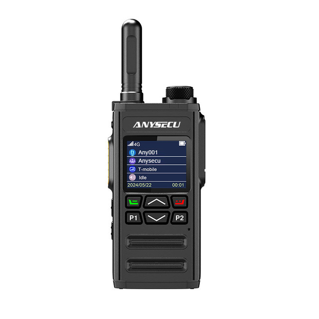 NEW LAUNCH ANYSECU 4G POC LTE Handheld Android Network Radio T68 Zello Walkie Talkie Type C Charging