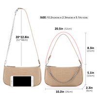 Sac à main rétro classique pour femmes, motif crocodile, mini pochette, sac à bandoulière pour femmes 2023