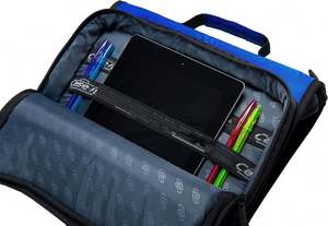 Free Sample BSCI 3-ring Zipper <b>Binder</b> With Durable Shoulder Strap 5 Subject File <b>Folder</b> - Multiple Pockets Zipper <b>Binder</b> - Product Image 5