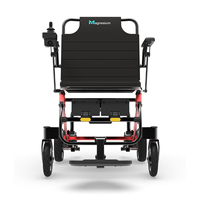 Fauteuil roulant électrique pliable Baichen 200W à double moteur, ultra léger (11,2 kg), avec cadre en alliage de magnésium, pour personnes âgées