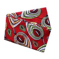 Kain Batik Afrika Holland 100% Poliester untuk Kain Katun Cetak Lilin