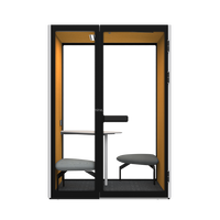 Cabine de bureau insonorisée moderne, cabine acoustique pour l'intimité, cabine de travail silencieuse pour centre d'appels, bureau ouvert, hôtel, école, hôpital, villa