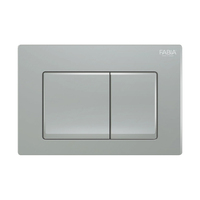 Plaque double chasse d'eau en plastique ABS multicolore pour mur Sigma Delta Toilette carrée pour salle de bain