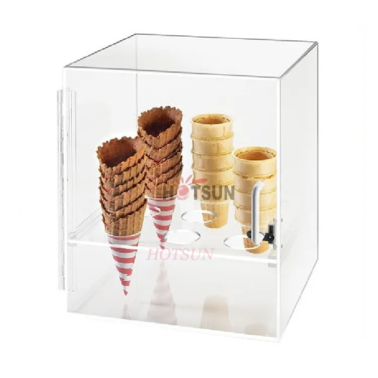 Acrylic Ice Cream Cone Display Stand Holderドア