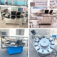 Machine automatique de fabrication de rouleaux de gaufrettes de communion, de cônes en sucre roulés et de stroopwafels pour la production de barquillos