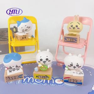 Figura de Oso Autoironista Chiikawa al por Mayor: Reloj Chiikawa, Decoración de Pasteles de Escritorio, Juguete de Cápsula Usagi, Figura de Hachi Despair - Product Image 3