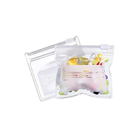 Lot de 50 petites enveloppes en plastique, fermeture éclair, personnalisable avec Logo, sachets d'emballage de pilules médicales, vente en gros