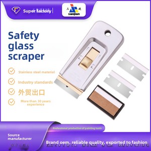 Tùy Chỉnh OEM Công Nghiệp Cấp Thép Không Gỉ Thủy Tinh Scraper Gạch Vữa Làm Sạch Công Cụ Dính Loại Bỏ Vết Bẩn Mô Hình Mới - Product Image 2