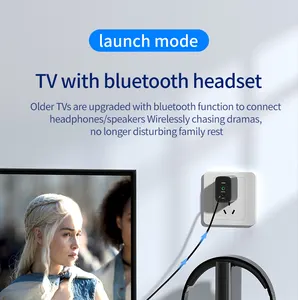 Bộ Thu Bluetooth Bộ Chuyển Đổi 5.0 Hộp Âm Thanh Kiểu Cũ Aux Bộ Khuếch Đại Công Suất Truyền Tải Âm Thanh Não TV Chất Lượng Âm Thanh Không Mất Dữ Liệu