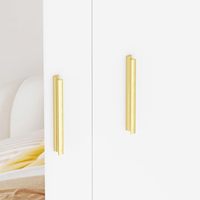 Armoire avec miroir et éclairage LED, tiroirs et tringle de suspension, conception anti-basculement, meuble de rangement en bois