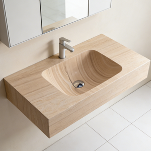 <span class=keywords><strong>Lavabo</strong></span> de Diseño de Alta Gama, <span class=keywords><strong>Lavabo</strong></span> de Baño de Piedra Artificial para Uso Doméstico - Product Image 2