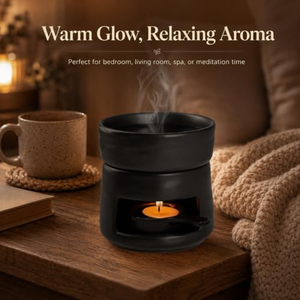 Simple European Ceramic Aromatherapy Diffuser Essential Oil <b>Burner</b> <b>Candle</b> <b>Wax</b> Melt Warmer Incense <b>Burners</b> Holder Home Decor - Product Image 5