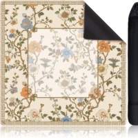 Tapis de jeu de mahjong américain en caoutchouc imperméable et antidérapant Zhongyixin, bord cousu sur mesure, portable, luxe, pour la maison et l'extérieur