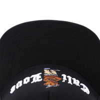 Casquette de baseball ajustable à visière plate 5 panneaux en PVC, style hip-hop, personnalisable, pour toutes les saisons – Vente en gros